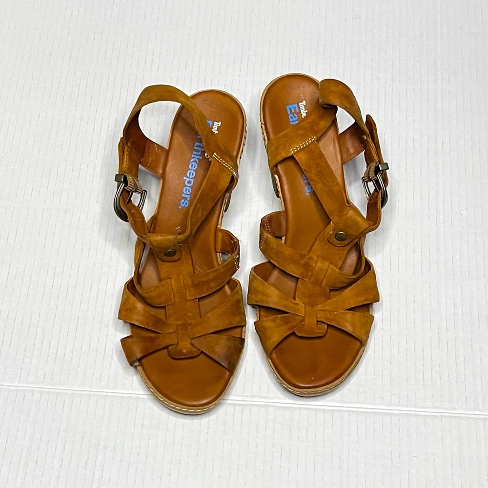 Timberland Chunky Heeled Leather Sandals - Picture 5 of 13